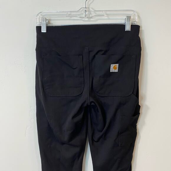 Carhartt Force Women's Utility Leggings Workwear Cargo Pockets Skinny Black XS - Picture 4 of 8